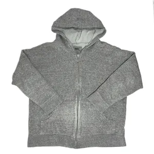 Madewell MWL Betterterry Full-Zip Hoodie Sweatshirt Size M Gray Cozy Lounge‎ thumbnail 1