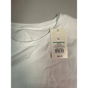 A‎ New Day Women White Side Tie Wrap T-Shirt Dress XL New With Tags thumbnail 5