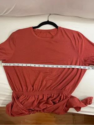 Lululemon Unwind Your Mind Dress Brick Rose White speckles Size 8? thumbnail 8