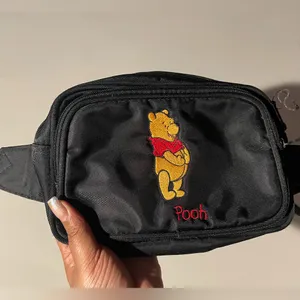 Vintage Walt Disney Black Pooh Waist Bag/ Fanny bag thumbnail 1