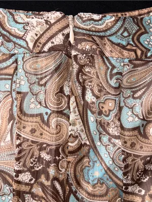 Vintage Dress Barn Paisley A Line Skirt thumbnail 4