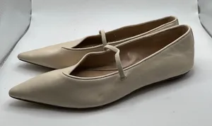 Sam Edelman Womens Nesta Mary Jane flats size 7 ivory leather thumbnail 1