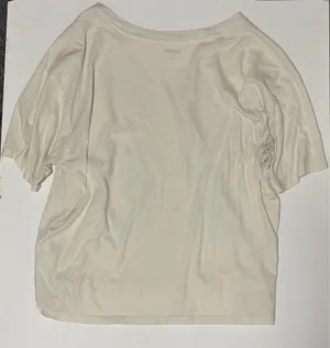 Hollister Off-The-Shoulder Oversized Graphic Tee White thumbnail 2