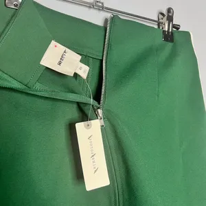 NWT Anthropologie Maeve Mod Mini Skirt Size‎ XS Green White thumbnail 7