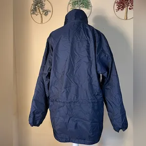 Columbia Navy Blue Fleece Lined Full Zip Vented Jacket Women's Medium thumbnail 2