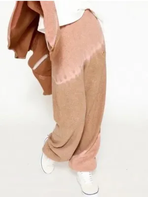 Revolve Boys Lie Pamela Inside Out Sweatpants Brown, Pink NWOT thumbnail 2
