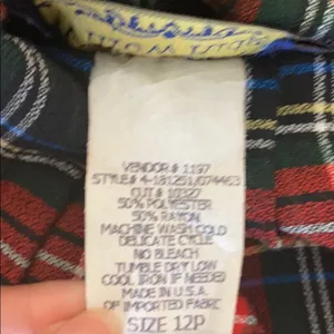 Vintage Willow Ridge pleaded plaid skirt academia thumbnail 6