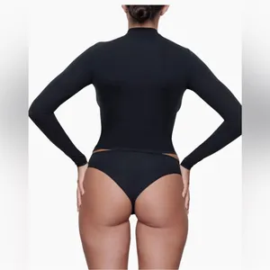 SKIMS Fits (G14) Everybody Turtleneck Top M NWT Onyx thumbnail 3