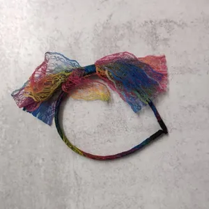 80s Costume Party Accessory Kit: Rainbow Headband, Leg Warmers & More thumbnail 7