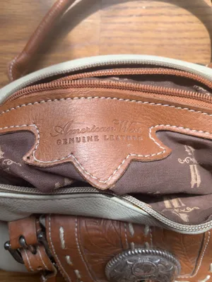 American West Genuine Leather Wester Handbag Purse Bag Accessories Medium thumbnail 3