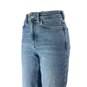 COS Women's Blue Slim Straight Ankle Medium Wash High Rise Denim Jeans Size 25 thumbnail 3