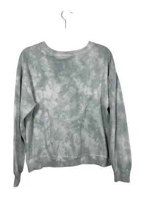 Abercrombie & Fitch Tie Dye Crewneck Sweatshirt Green White Soft‎ A&F Large thumbnail 3