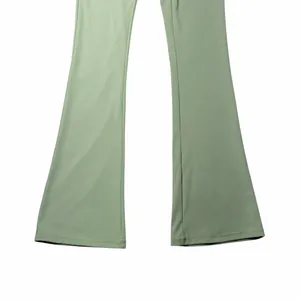 Bucked Up Sage Green Active Flare Leggings Womens M thumbnail 3