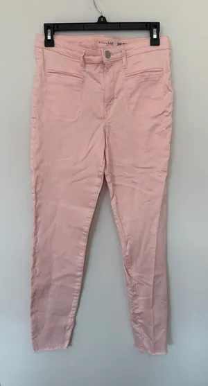 Maison Jules Skinny Ankle Jeans Pink Size 8/29 thumbnail 1