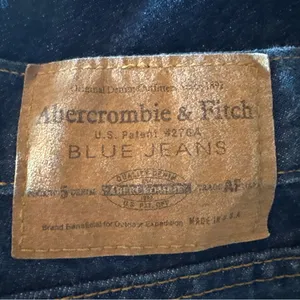 Vintage Abercrombie And Fitch Jeans Womens‎ Sz 12 Cotton Made In USA Blue 90s thumbnail 4