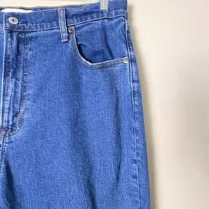 Abercrombie & Fitch Straight Jeans Women Sz 16L Blue Ultra High Rise Stretch thumbnail 10