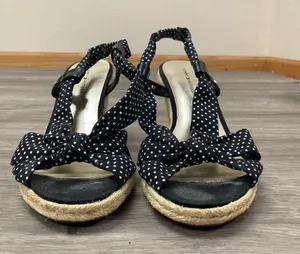 Tommy Hilfiger Polka Dot Wedge Heels 8 thumbnail 6