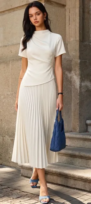 Commense Dress White Size M thumbnail 1