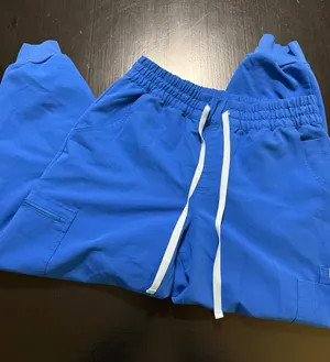 FIGS Royal Blue Zamora Jogger Scrub Pants Womens Medium Petite W23SW2014P thumbnail 1