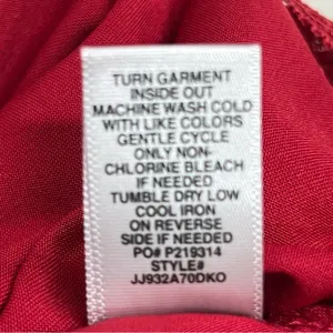 Madden Girl Lace Cami Top Size XL red Floral adjustable straps sexy camisole thumbnail 5