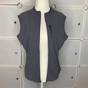 Nike Therma-Fit Gray Full Zip Fleece Vest Size Small thumbnail 5