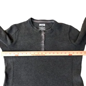 Duluth Trading Henley Womens M Used Gray 35052 thumbnail 6