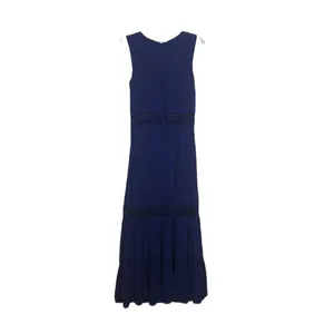 Nicole Miller Royal Blue Sleeveless Maxi Dress Size 4 thumbnail 8