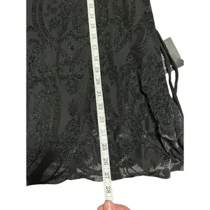 Lulus Sequin Mini Dress Size Small HOCO Homecoming Cocktail Black Low Back NWT thumbnail 6