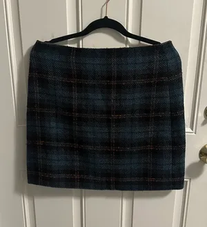 LOFT Plaid Mini Skirt thumbnail 1