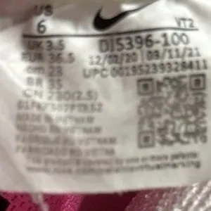 Nike React Infinity Run Flyknit 2 Women Sz 6 White Black Pink Athletic Sneakers thumbnail 4