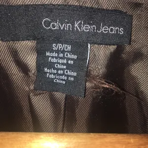Calvin Klein Jeans brown blazer coat thumbnail 3