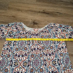 SJS Women’s Short Sleeve‎ Casual Blouse Size Large thumbnail 5