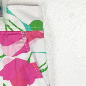 LILLY PULITZER 100% Cotton White Floral Scalloped Hem Shorts Size 0 Preppy thumbnail 6