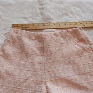 The Clothing Exchange Light Pink White Shorts Pastel Tweed Size Small S Kawaii Chic Trendy Cute thumbnail 3