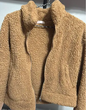 Romwe Cropped Sweater brown thumbnail 1