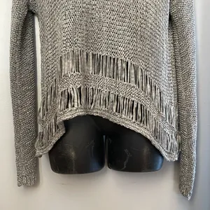 Abercrombie and Fitch knit gray sweater size XS thumbnail 3