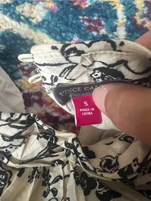 Vince camuto small ruffle dress thumbnail 9