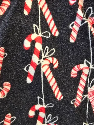 {XS} Vintage Victoria's Secret Christmas Candy Cane Pajama Set thumbnail 5