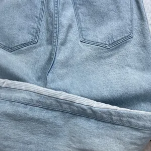 Kancan Jeans‎ Light Wash Distressed Jeans Sz 5/26 Raw Hem High Rise Denim Boho thumbnail 9