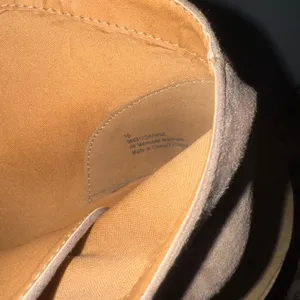 Tan Lace Up‎ Boots with Suede Finish thumbnail 5