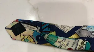 Nicole Miller Mens Necktie 100% Silk Bacardi Rum: 1990’s thumbnail 6