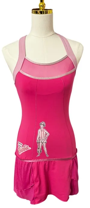 Alo Yoga x Barbie "Classic Tennis Barbie" RARE Discontinued Tank Dress, Size S thumbnail 1