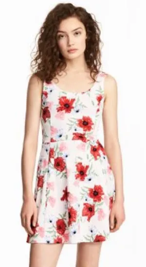 ✨ Divided by H&M Sleeveless Jersey Floral Dress ✨ thumbnail 1