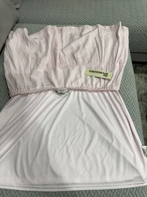 No Boundaries Light Pink Women's Peplum Tiered Mini Skirt Size L thumbnail 10