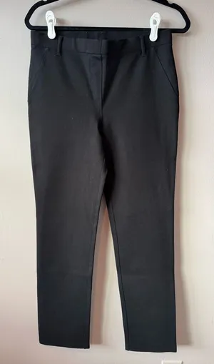 Quince Women’s Black Ultra-Stretch Ponte Straight Leg Pants Size Medium thumbnail 1