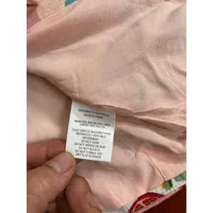 Paper Heart Linen Blend Tie Front Vest Pink Tropical Fruit Print Small thumbnail 7