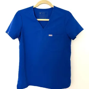 Figs FIONx Catarina One-Pocket Scrub Top Classic Fit V-Neck Blue Medical Sz XS thumbnail 2