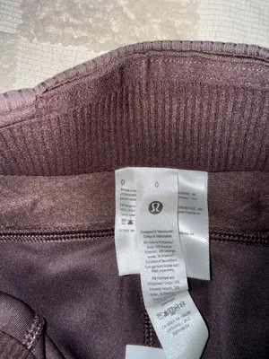NWT Lululemon Ribbed Softstreme Flared Pant *Regular size 0 Espresso thumbnail 4