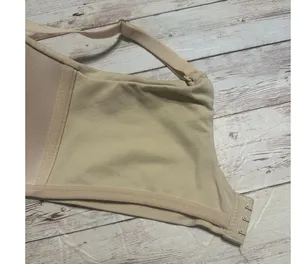 Truekind Wireless Bra Size Large Beige Neutral T-Shirt Padded Seamless Comfort thumbnail 4