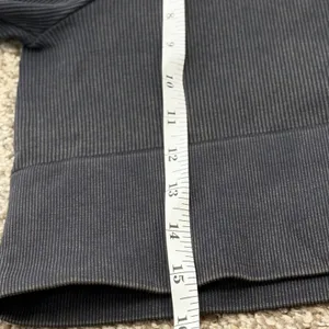 OFFLINE by Aerie Crop Top Women LG Gray Acid Wash Seamless Long Sleeve Big Chill thumbnail 10